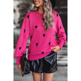 Cozy Heart Knit Sweater | Sweatshirt - Women's | best sellers, New Arrivals, SWEATER, Sweatshirt | Elings