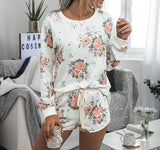 Floral Bliss Women's Pajama Set | Lounge Set - Women's | Loungewear | Elings