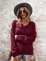 Cozy Chic Button-Up Sweater