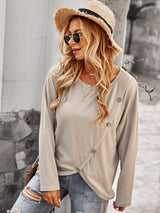 Cozy Buttoned Sweater