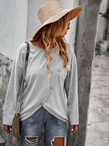 Cozy Buttoned Sweater