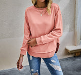 Perfect Winter Essential Cozy Chic Sweatshirt | Casual Woven Top - Women's | 2023, Just arrived, long sleeve top, SWEATER, Sweatshirt, Top, tops | Elings