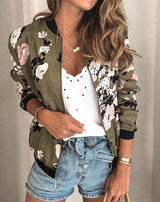Floral Blossom Bomber Jacket | Jacket - Women's | Coat, fall and winter | Elings